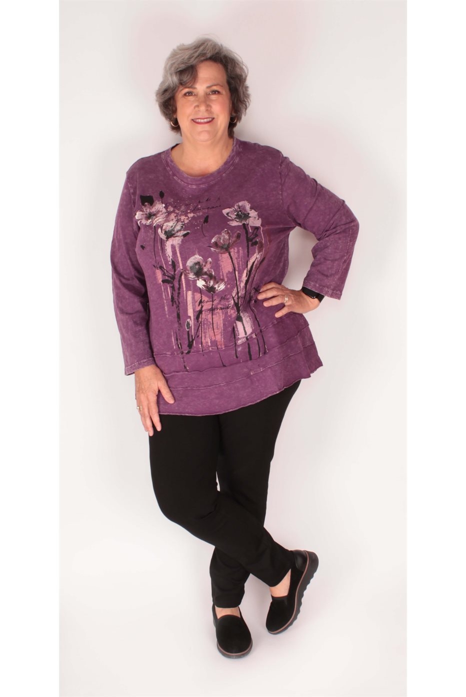 Cotton Slub Tunic w / Contrast Sierra